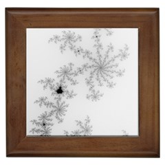 Mandelbrot Apple Males Mathematics Framed Tile by Jancukart