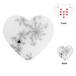 Mandelbrot Apple Males Mathematics Playing Cards Single Design (Heart) Front