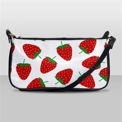 Seamless-pattern-fresh-strawberry Shoulder Clutch Bag by Jancukart