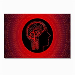 Artificial Intelligence Brain Think Postcards 5  X 7  (pkg Of 10) by Wegoenart