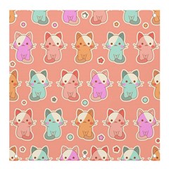 Cute-kawaii-kittens-seamless-pattern Banner And Sign 4  X 4  by Jancukart