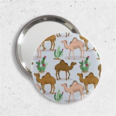 Camels-cactus-desert-pattern 2 25  Handbag Mirrors by Jancukart