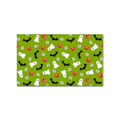 Pattern Seamless Halloween Fall Sticker (rectangular) by Wegoenart