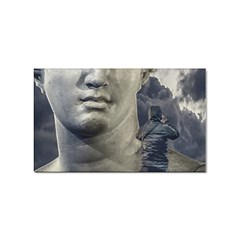 Men Taking Photos Of Greek Goddess Sticker (rectangular) by dflcprintsclothing