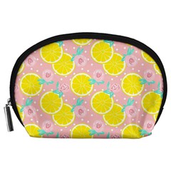 Pink Lemons Accessory Pouch (large) by ConteMonfrey