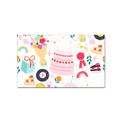 Its Time To Celebrate Sticker Rectangular (100 Pack) by ConteMonfrey