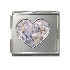 Three Graces Collage Artwork Mega Link Heart Italian Charm (18mm) by dflcprintsclothing