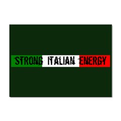 Strong Italian Energy Sticker A4 (100 Pack) by ConteMonfrey