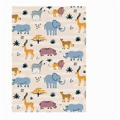 Wild-animals-seamless-pattern Large Garden Flag (two Sides) by Wegoenart