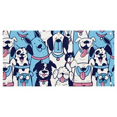 Dogs-seamless-pattern Banner And Sign 4  X 2 