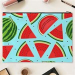 Blue Watermelon Cosmetic Bag (XXXL) Back