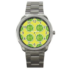 Yellow Lemonade  Sport Metal Watch by ConteMonfrey