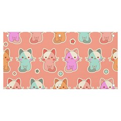 Cute Kawaii Kittens Seamless Pattern Banner And Sign 6  X 3  by Wegoenart