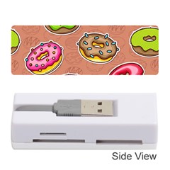 Doughnut Doodle Colorful Seamless Pattern Memory Card Reader (stick) by Wegoenart