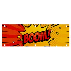 Explosion Boom Pop Art Style Banner And Sign 6  X 2  by Wegoenart