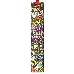 Graffiti Word Seamless Pattern Large Book Marks by Wegoenart