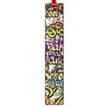 Graffiti Word Seamless Pattern Large Book Marks Front