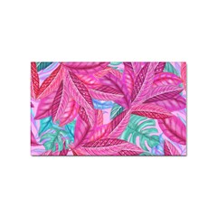 Sheets Tropical Reason Print Pattern Design Sticker Rectangular (10 Pack) by Wegoenart