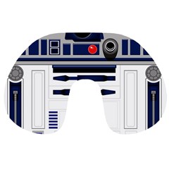 Robot R2d2 R2 D2 Pattern Travel Neck Pillow by Jancukart