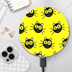 Cats Heads Pattern Design Wireless Charger by danenraven