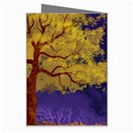 Landscape Illustration Night Light Greeting Card Right