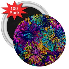 Illustration Graphics Design Art 3  Magnets (100 Pack) by Wegoenart