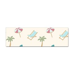 Cool Summer Pattern - Beach Time!   Sticker Bumper (100 Pack) by ConteMonfrey