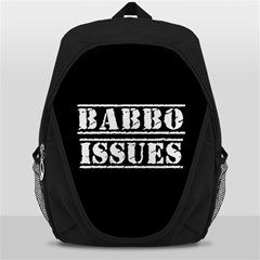 Babbo Issues - Italian Humor Backpack Bag by ConteMonfrey