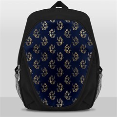 Gold Mermaids Silhouettes Backpack Bag by ConteMonfrey