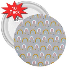 Rainbow Pattern 3  Buttons (10 Pack)  by ConteMonfrey