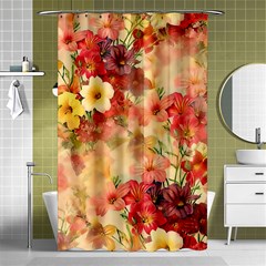 Seamless Pattern Textile Surface Luxury Vintage Shower Curtain 48  X 72  (small)  by Wegoenart