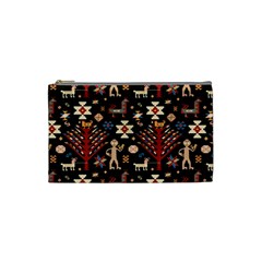 Carpet-symbols Cosmetic Bag (small) by Gohar