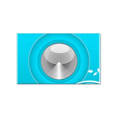 Blue Washing Machine, Electronics Sticker Rectangular (100 Pack) by Jancukart