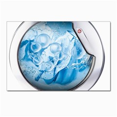 Silver Framed Washing Machine Animated Postcard 4 x 6  (pkg Of 10) by Jancukart