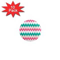 Zigzag Pattern 1  Mini Magnet (10 Pack)  by Jancukart