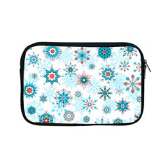 Beautifule Snowflake Decorative Pattern Seamless Apple Ipad Mini Zipper Cases by Jancukart