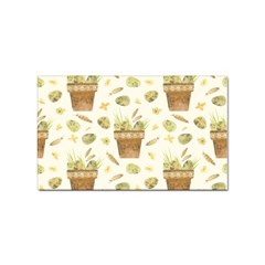 Plant Pot Easter Sticker (rectangular) by ConteMonfrey