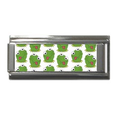 Kermit The Frog Pattern Superlink Italian Charm (9mm) by Valentinaart