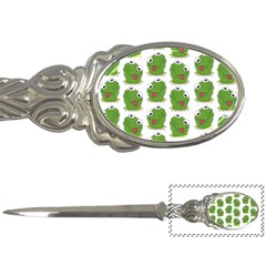 Kermit The Frog Pattern Letter Opener by Valentinaart