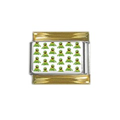 Kermit The Frog Gold Trim Italian Charm (9mm) by Valentinaart