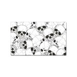 Skull pattern Sticker Rectangular (100 pack) Front