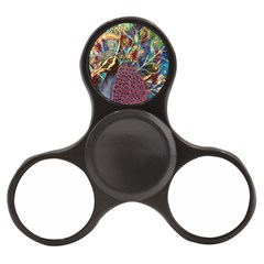 Peacock Mixed Media Bird Animal Finger Spinner by danenraven