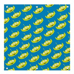 Pattern Aliens Banner And Sign 4  X 4  by artworkshop