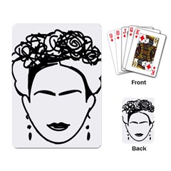 Frida Kahlo  Playing Cards Single Design (rectangle) by Sobalvarro