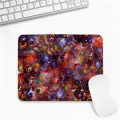 Fantasy Surreal Animals Psychedelic Pattern Small Mousepad by danenraven