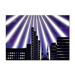 Superhero City Background Sticker A4 (100 Pack) by artworkshop