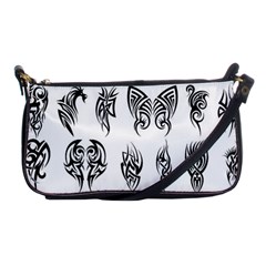 Tattoo Pattern Coin Purse Shoulder Clutch Bag by artworkshop