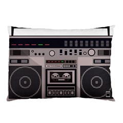 Cassette Recorder 80s Music Stereo Pillow Case by Pakemis