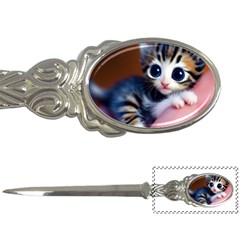 Cute Kitten Kitten Animal Wildlife 3d Letter Opener by Pakemis