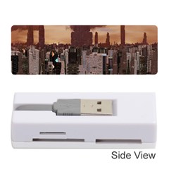 Skyline Skyscrapers Futuristic Sci-fi Panorama Memory Card Reader (stick) by Pakemis